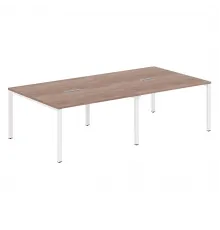 Стол для переговоров XTEN-S60 XS6SCT 2714, дуб сонома/белый, 2720х1406х750 мм