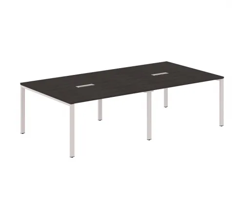 Стол для переговоров XTEN-S60 XS6SCT 2714, дуб юкон модерн/алюминий, 2720х1406х750 мм