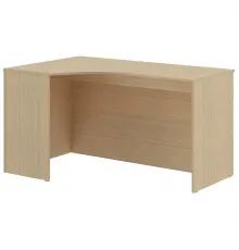 Стол эргономичный левый (усиленный) SIMPLE 140x90 см, легно светлый
