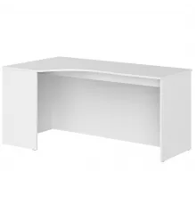 Стол эргономичный левый (усиленный) SIMPLE 160x90 см, белый