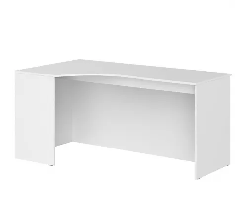 Стол эргономичный левый (усиленный) SIMPLE 160x90 см, белый