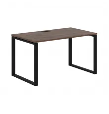 Стол прямой EDIS Q EQST 1380, дуб денвер темный/черный, 1360х800х750 мм