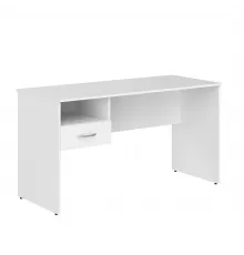 Стол рабочий c подвесной тумбой SIMPLE S-1400, 140x60x76 см, белый