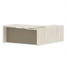 Стол руководителя TORR LUX TLCT 1820(L), сосна эдмонт/капучино, 1800х2000х750 мм