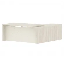 Стол руководителя TORR LUX TLCT 1820(L), сосна эдмонт/латте, 1800х2000х750 мм