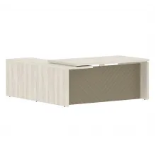 Стол руководителя TORR LUX TLCT 1820(R), сосна эдмонт/капучино, 1800х2000х750 мм