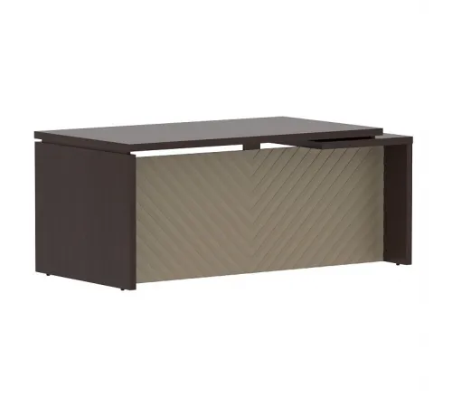 Стол руководителя TORR LUX TLCT 189(L), венге магия/капучино, 1800х900х750 мм