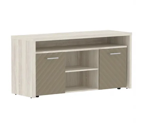 Тумба с фригобаром TORR LUX TLTF-3D, капучино/сосна эдмонт, 1640х550х800 мм