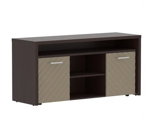 Тумба с фригобаром TORR LUX TLTF-3D, капучино/венге магия, 1640х550х800 мм