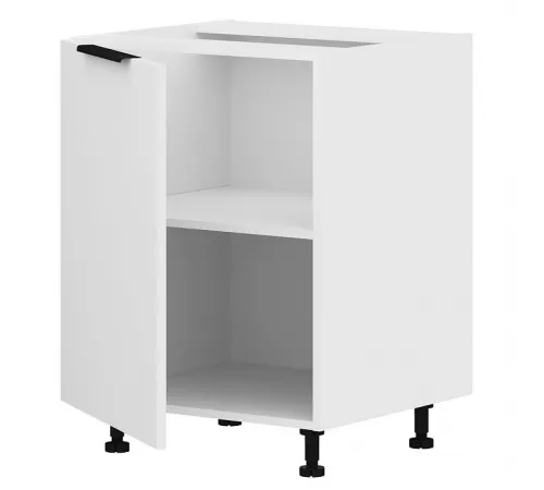 Шкаф напольный с полкой ALVALINE IBIZA MOP 6082.1P, белый/белый, 600х560х820 мм