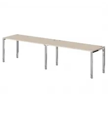 Бенч-система XTEN GLOSS 160х70, Бук Тиара/Нержавеющая сталь