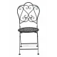 Стул Secret De Maison Love Chair стальной сплав, 43х48х91см, черный (Комплект из 2 шт.)