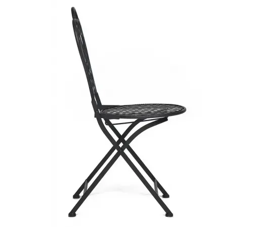 Стул Secret De Maison Love Chair стальной сплав, 43х48х91см, черный (Комплект из 2 шт.)