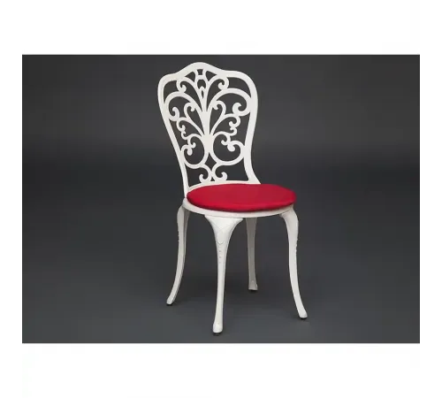 Стул Secret De Maison Mozart алюминиевый сплав, 53х41х89см, butter white (Комплект из 2 шт.)