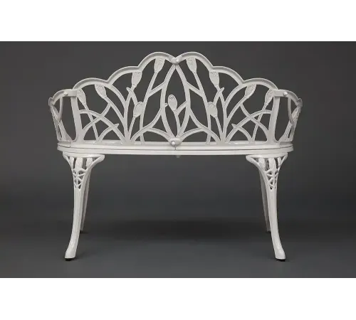 Скамья Secret De Maison Strauss (Штраус) алюминиевый сплав, 99хх56х76см, butter white
