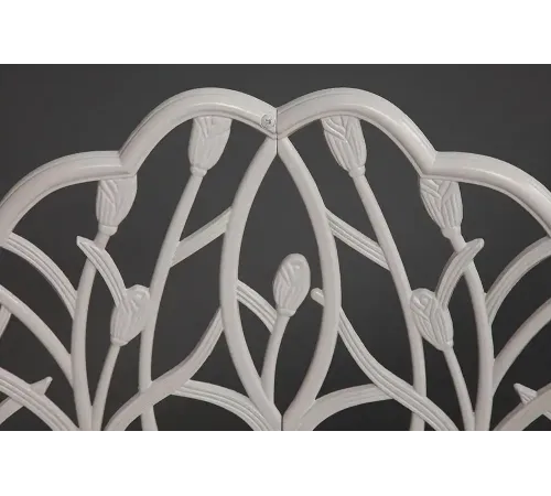Скамья Secret De Maison Strauss (Штраус) алюминиевый сплав, 99хх56х76см, butter white