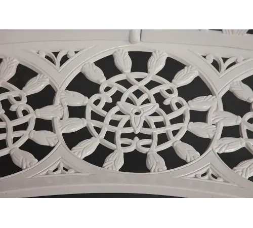 Скамья Secret De Maison Strauss (Штраус) алюминиевый сплав, 99хх56х76см, butter white