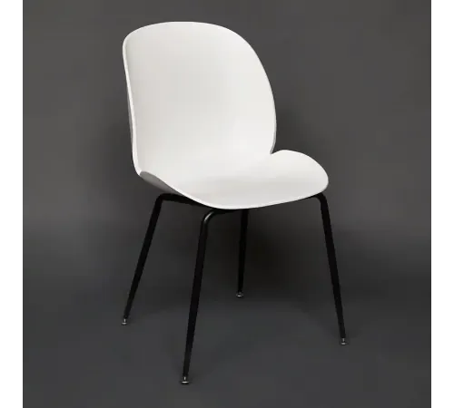 Стул Beetle Chair (mod.70)/1 шт. в упаковке металл/пластик, 46*57,5*86см, белый