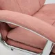 Кресло SOFTY LUX  флок, розовый, 137