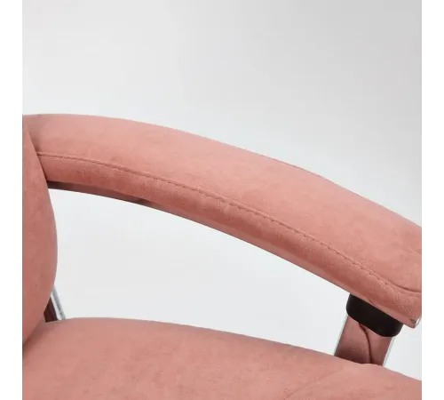 Кресло SOFTY LUX  флок, розовый, 137