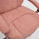 Кресло SOFTY LUX  флок, розовый, 137
