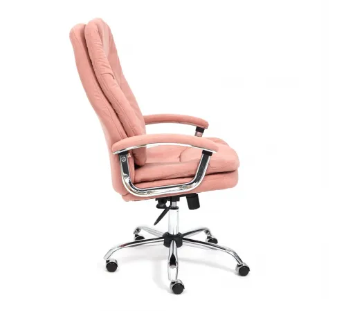 Кресло SOFTY LUX  флок, розовый, 137