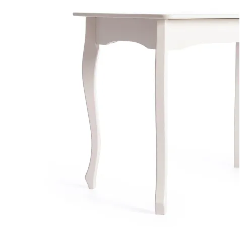 Стол CATERINA PROVENCE  бук, мдф, 100+30x70x75 см, Ivory white