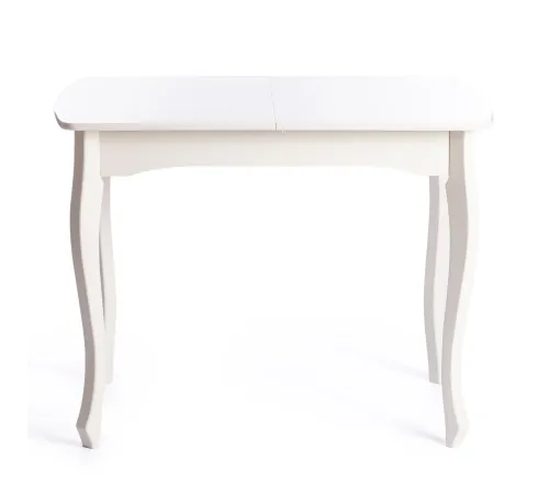 Стол CATERINA PROVENCE  бук, мдф, 100+30x70x75 см, Ivory white