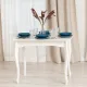 Стол CATERINA PROVENCE  бук, мдф, 100+30x70x75 см, Ivory white