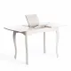Стол CATERINA PROVENCE  бук, мдф, 100+30x70x75 см, Ivory white