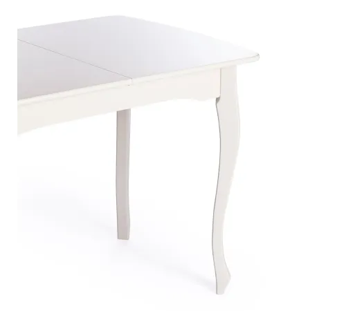 Стол CATERINA PROVENCE  бук, мдф, 100+30x70x75 см, Ivory white