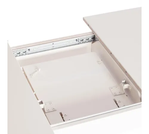 Стол CATERINA PROVENCE  бук, мдф, 100+30x70x75 см, Ivory white