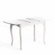 Стол CATERINA PROVENCE  бук, мдф, 100+30x70x75 см, Ivory white