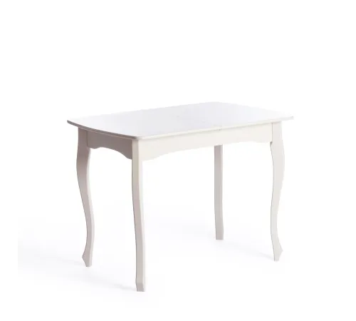 Стол CATERINA PROVENCE  бук, мдф, 100+30x70x75 см, Ivory white