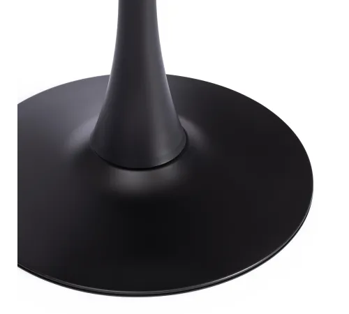 Стол TULIP 70 (mod. 46) металл / МДФ, 70 x 70 x 75 см, Black (черный)