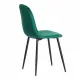 Стул BREEZE (mod. 4724) Велюр/металл, 44х53х87 см, Emerald (изумрудный) HLR56/черный (Комплект из 4 шт.)