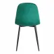 Стул BREEZE (mod. 4724) Велюр/металл, 44х53х87 см, Emerald (изумрудный) HLR56/черный (Комплект из 4 шт.)