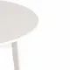 Стол обеденный SVELTO ЛДСП, опора-массив березы, 105х105 (140)х74.5 см, Белый/белый