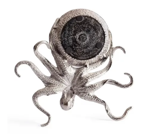 Монетница Secret De Maison OCTOPUS2 (mod. 9612) алюминиевый сплав, 30,5x31x6,5 см, никель/nickel