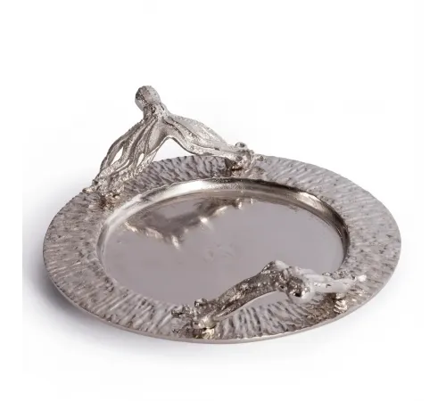Поднос Secret De Maison OCTOPUS1 (mod. 9309) алюминиевый сплав, 35x28,5x9 см, никель/nickel