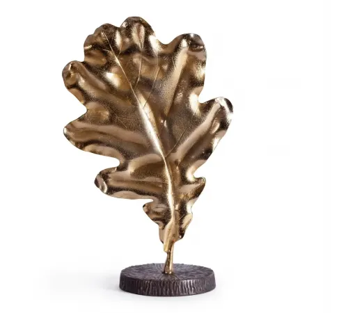 Декор Secret De Maison LEAF2 ( mod. 9736 ) алюминиевый сплав, 33x18,5x54 см, золотой, черный/gold, black powder coated