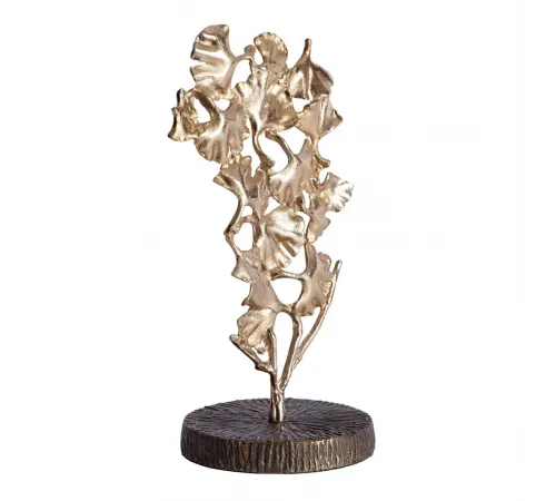 Декор Secret De Maison LEAF8 (mod. 9817) алюминиевый сплав, 22x18x44,5 см, латунь, золото/brass, gold