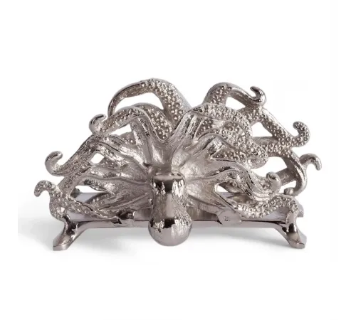 Салфетница Secret De Maison OCTOPUS ( mod. 9681 ) алюминиевый сплав, 18x15x9,5 см, никель/nickel