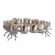 Подсвечник Secret De Maison OCTOPUS4 (mod. 3925) алюминиевый сплав, 36x36,5x12 см, никель/nickel