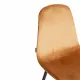 Стул BREEZE (mod. JSC-58) Велюр/металл, 44х53х86 см, brown (коричневый) HLR12/черный (Комплект из 4 шт.)