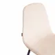 Стул BREEZE (mod. JSC-58) Велюр/металл, 44х53х86 см, beige (бежевый) HLR2/черный  (Комплект из 4 шт.)