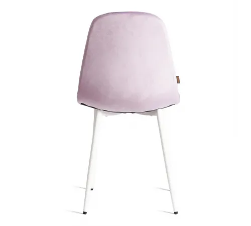 Стул BREEZE (mod. JSC-58) Велюр/металл, 44х53х86 см, Lavender (лавандовый) HLR26/белый (Комплект из 4 шт.)