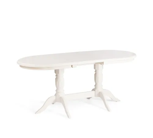 Стол COPPOLA бук, мдф, 140+40x80x77см, Ivory white