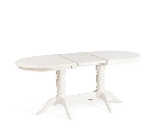 Стол COPPOLA бук, мдф, 140+40x80x77см, Ivory white