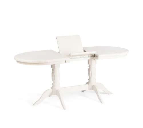 Стол COPPOLA бук, мдф, 140+40x80x77см, Ivory white